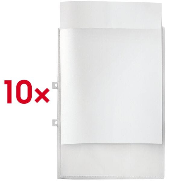 Offertemap A4 »PP transparant« 10 stuks