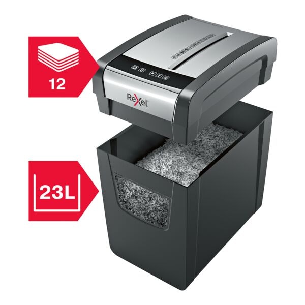 Papiervernietiger »Momentum X312-SL Slimline« snijdt snippers tot 12 bladen