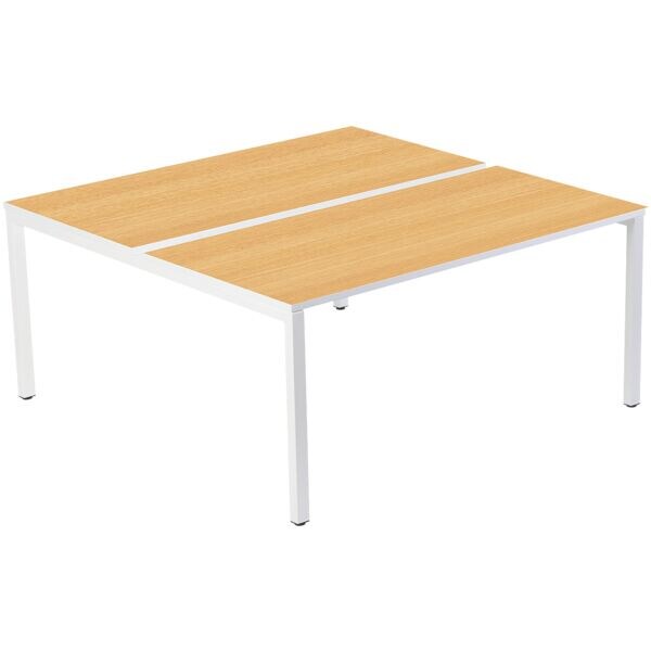 Dubbel bureau 160 cm