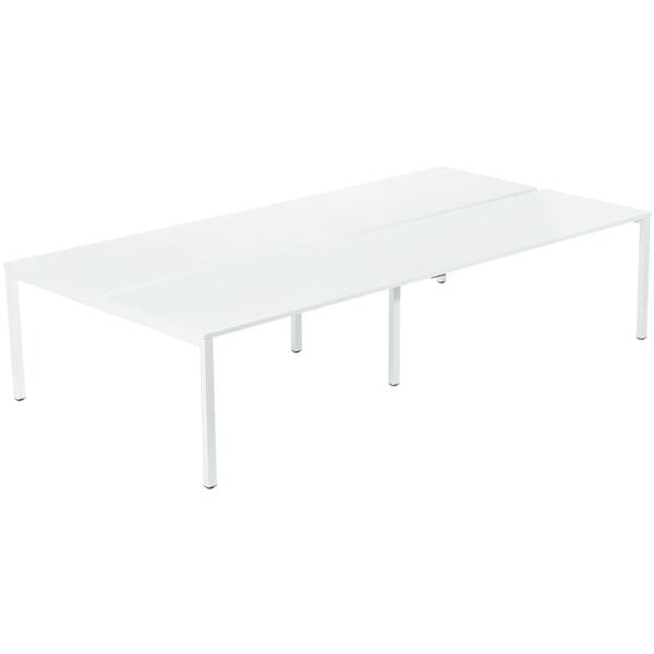 Dubbel bureau 240 cm