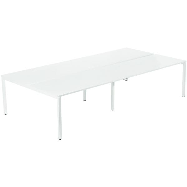 Dubbel bureau 280 cm