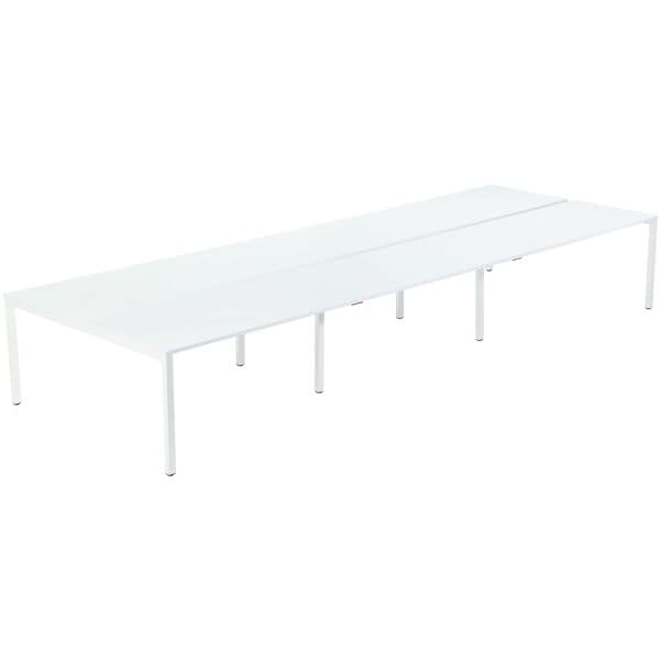 Dubbel bureau 360 cm