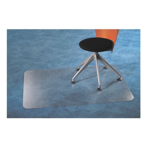 Bureaustoelmat 75x120 cm, rechthoek, voor vloerbedekking