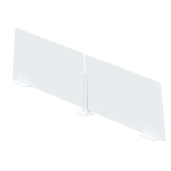 Set van 2 tafelscheidingswanden voor easyDesk dubbele bureaus 80 x 35 cm