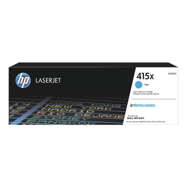 Printcassette »W2031X« HP 415X cyaan