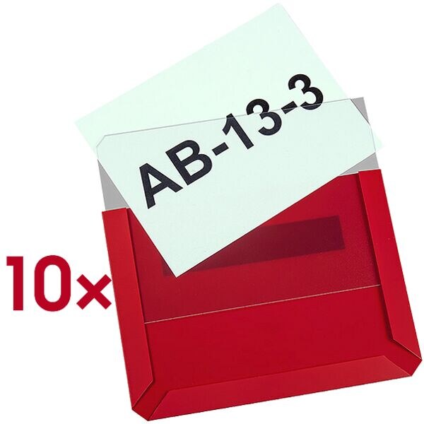 Pak met 10 magnetische infokaders A6 liggend