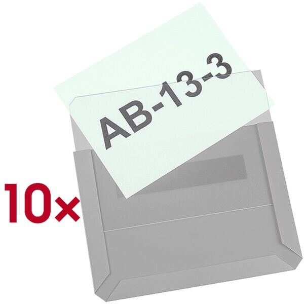Pak met 10 magnetische infokaders A6 liggend