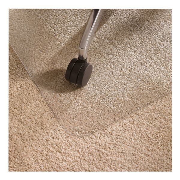 Bureaustoelmat 119x89 cm, rechthoek, voor vloerbedekking