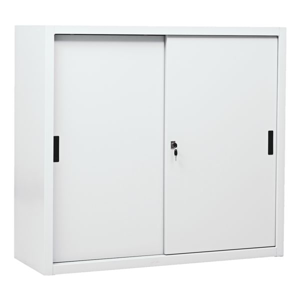 Kast met schuifdeuren van staal 3 OH 120 cm breed