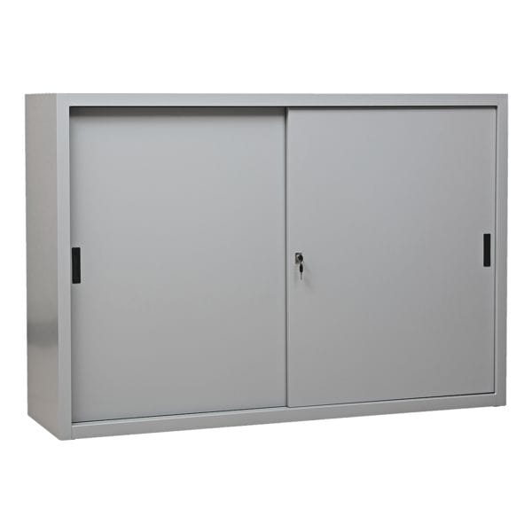 Kast met schuifdeuren van staal 3 OH 160 cm breed