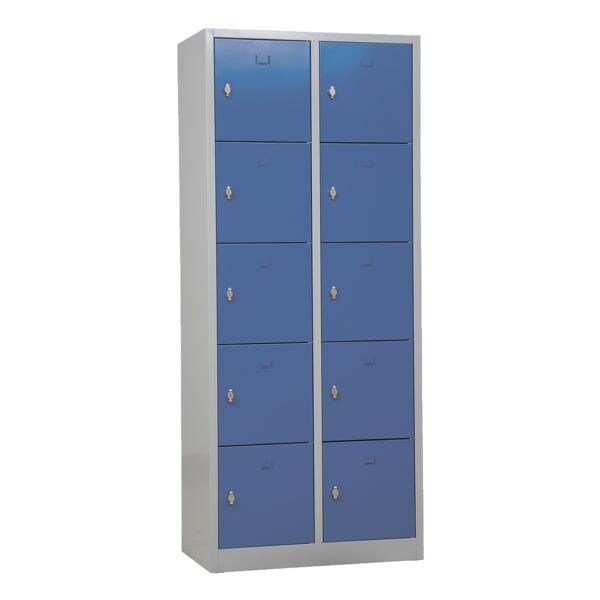 Kluisjeskast 2x 5 vakken