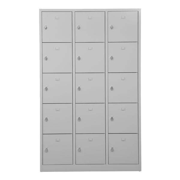 Kluisjeskast 3x 5 vakken