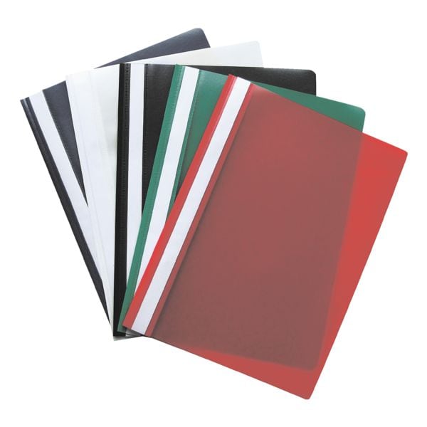 25x snelhechter A4, capaciteit 200 bladen, 5 kleuren (elk 5 stuks per kleur)