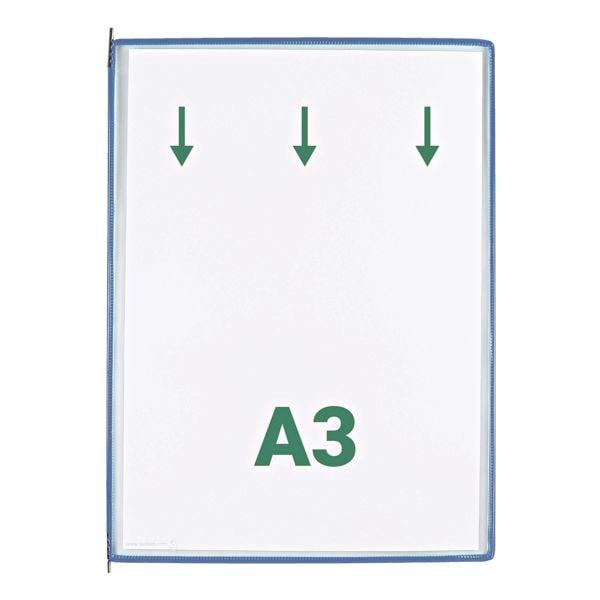 Set van 10 zichtpanelen A3 opening bovenaan