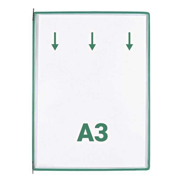 Set van 10 zichtpanelen A3 opening bovenaan