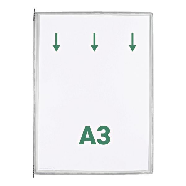 Set van 10 zichtpanelen A3 opening bovenaan