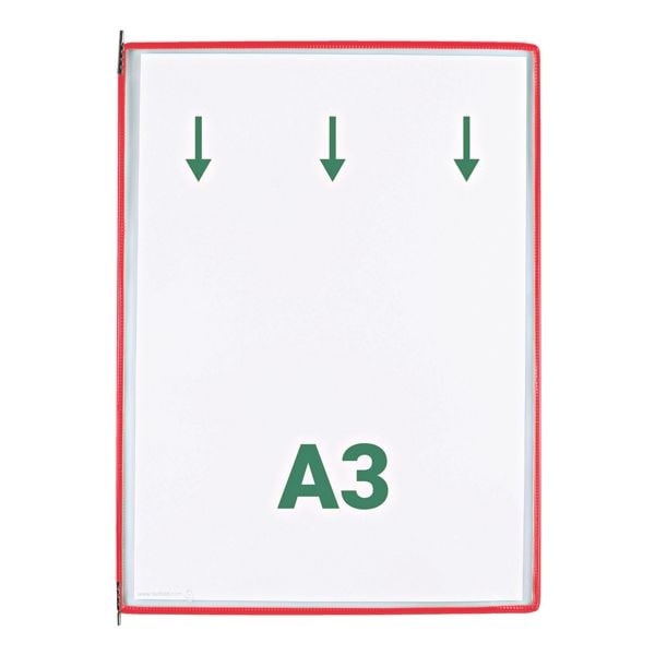 Set van 10 zichtpanelen A3 opening bovenaan