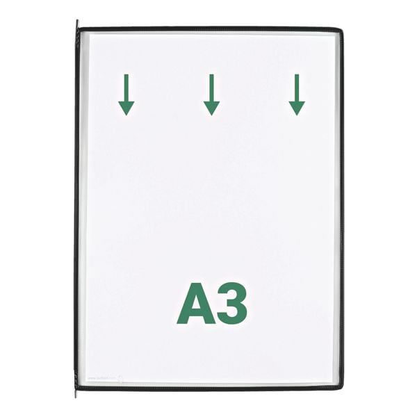 Set van 10 zichtpanelen A3 opening bovenaan