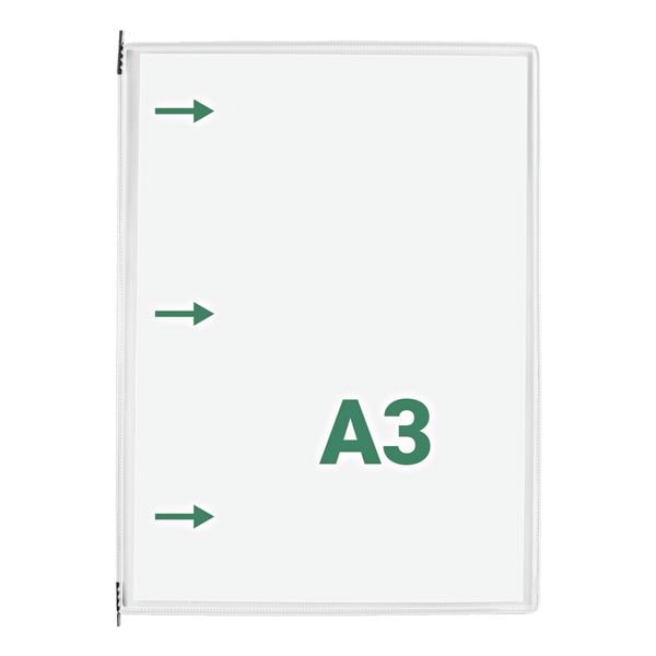Set van 10 zichtpanelen 3 opening aan de zijkant