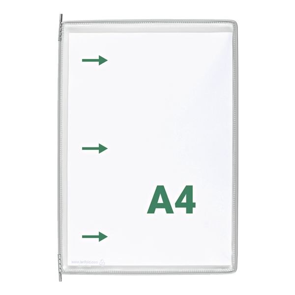 Set van 10 zichtpanelen A4 opening aan de zijkant