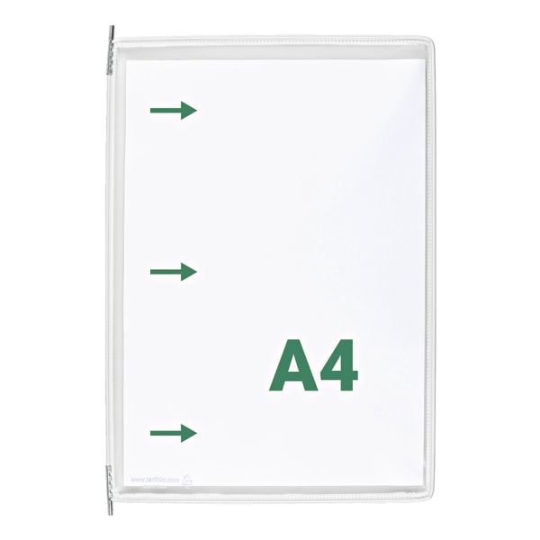 Set van 10 zichtpanelen A4 opening aan de zijkant