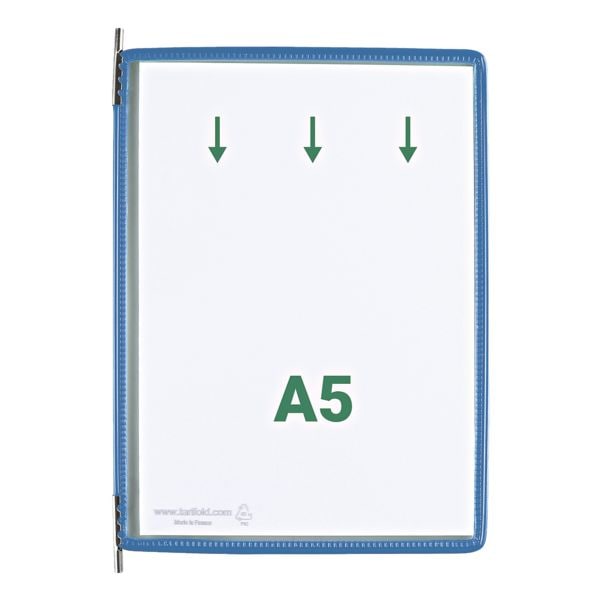 Set van 10 zichtpanelen A5 opening aan de bovenzijde