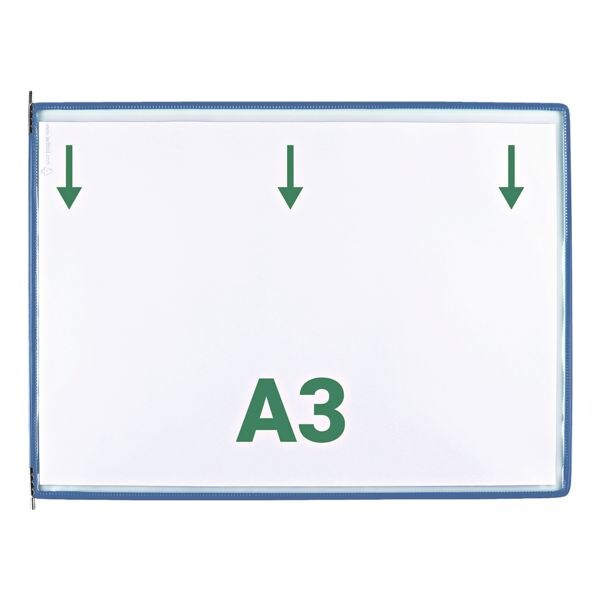 Set van 10 zichtpanelen A3 opening aan de lange zijde