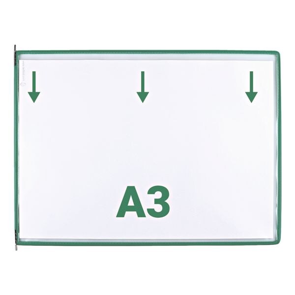 Set van 10 zichtpanelen A3 opening aan de lange zijde