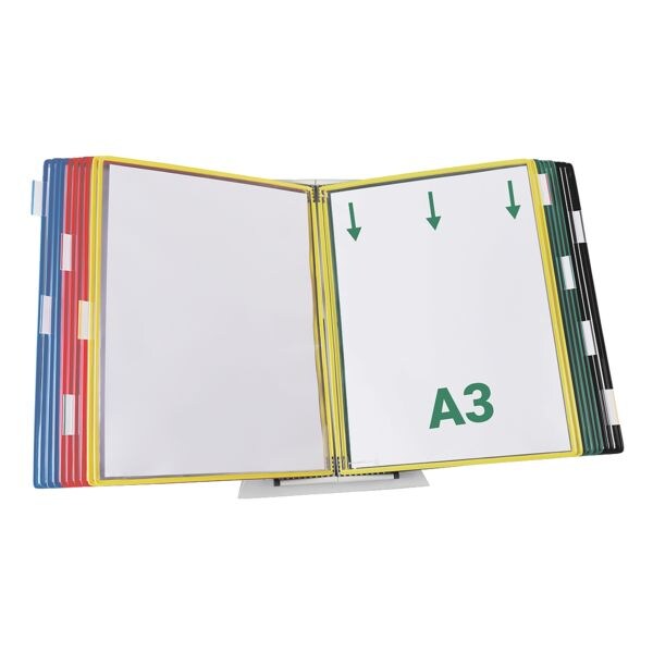 Tafelstandaard A3 met 20 zichtpanelen