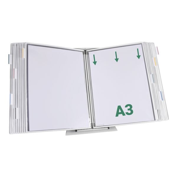 Tafelstandaard A3 met 20 zichtpanelen