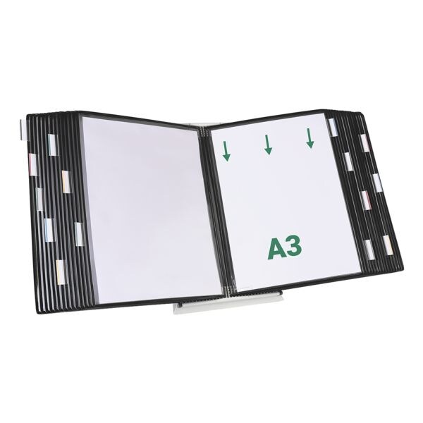 Tafelstandaard A3 met 30 zichtpanelen