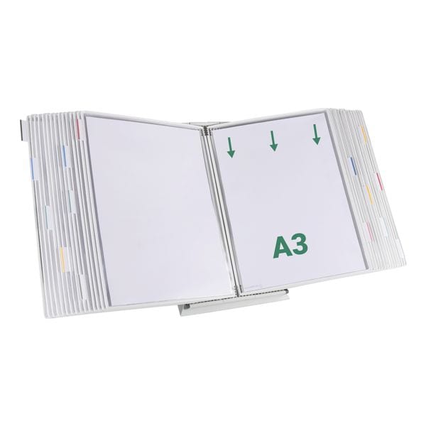 Tafelstandaard A3 met 30 zichtpanelen