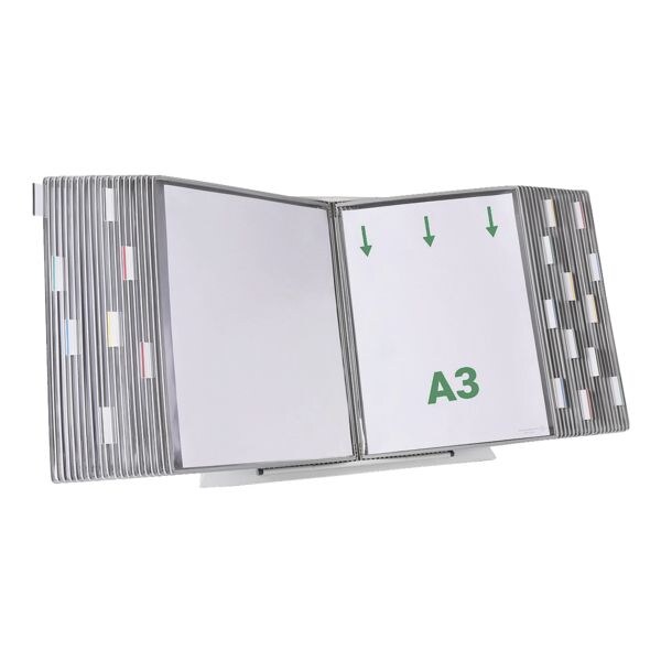 Tafelstandaard A3 met 40 zichtpanelen