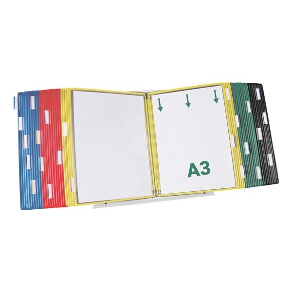Tafelstandaard A3 met 50 zichtpanelen