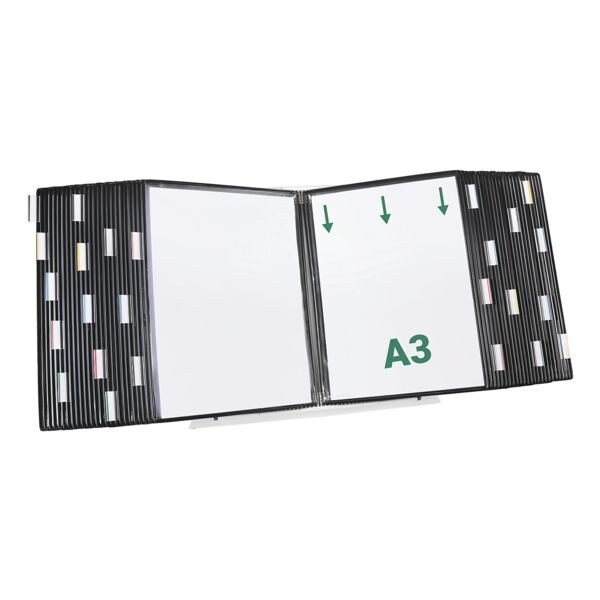 Tafelstandaard A3 met 50 zichtpanelen