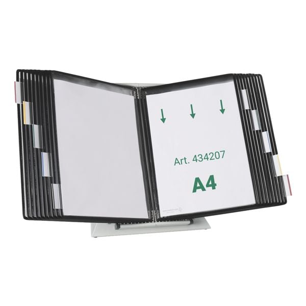 Tafelstandaard A4 met 20 zichtpanelen
