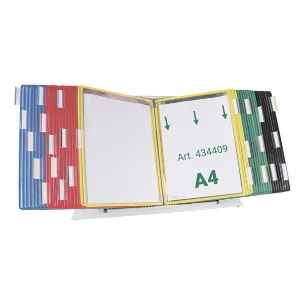 Tafelstandaard A4 met 40 zichtpanelen
