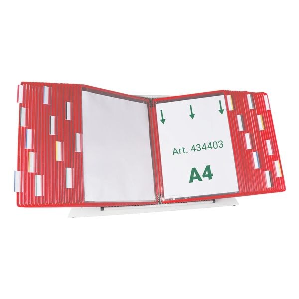 Tafelstandaard A4 met 40 zichtpanelen