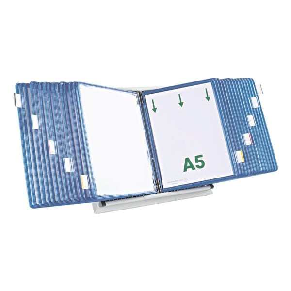 Tafelstandaard A5 met 30 zichtpanelen