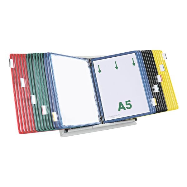 Tafelstandaard A5 met 30 zichtpanelen