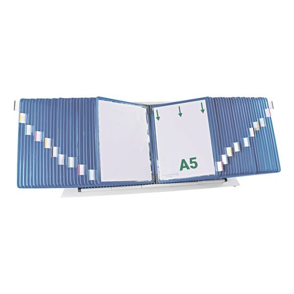 Tafelstandaard A5 met 50 zichtpanelen