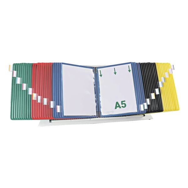 Tafelstandaard A5 met 50 zichtpanelen