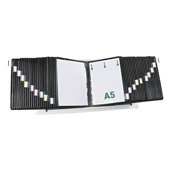 Tafelstandaard A5 met 50 zichtpanelen