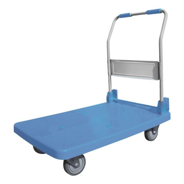 Platformwagen 300 kg draagvermogen met duwstang