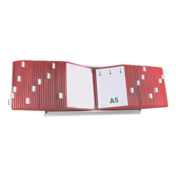 Tafelstandaard A5 met 60 zichtpanelen