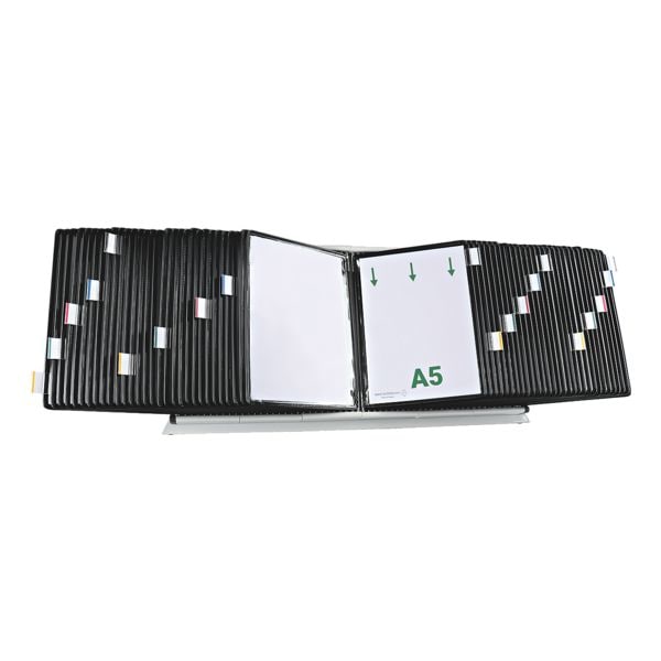 Tafelstandaard A5 met 60 zichtpanelen