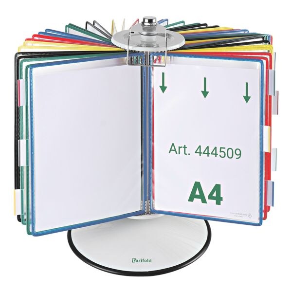 Draaistandaard A4 met 50 zichtpanelen