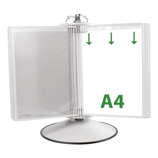 Draaistandaard A4 met 50 zichtpanelen