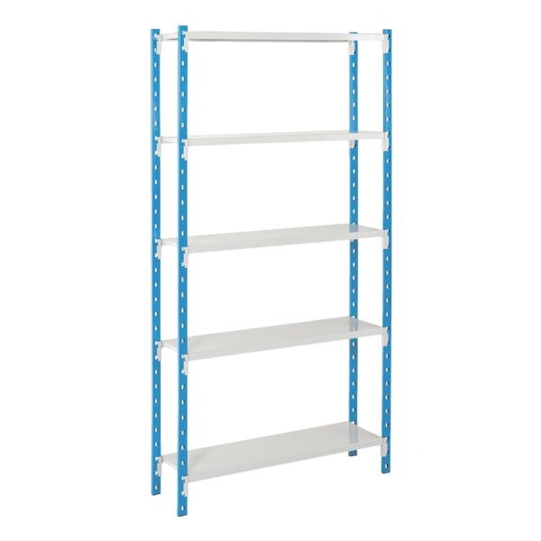Open steekkast systeem »Flip« basisdeel 5 staalplaat planken 125 x 40 cm