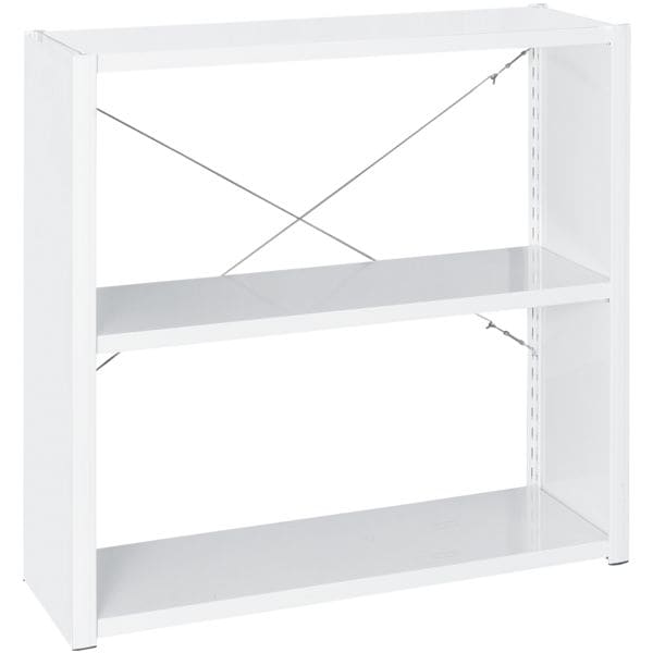 Stalen rekkensysteem »Epsilon« basisrek 3 stalen platen 125 x 30 cm